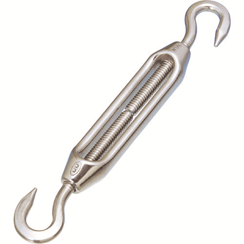 水本 ステンレス 枠式ターンバックル(フック&フック) 捻子径M4 1個（ご注文単位1個）【直送品】