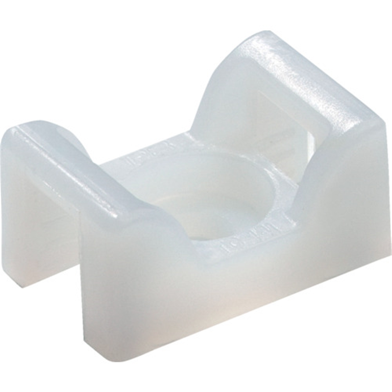 TY-Rap Ty-Rap(タイラップ)サドル型マウンティングベース標準(ナチュラル色) タイ幅最大2.4mm 500個入り 1袋（ご注文単位1袋）【直送品】