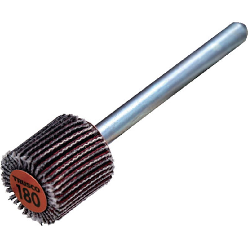 TRUSCO セラミックフラップホイール 軸径3mm #180 外径10×幅10×軸長30 (10個入) 1箱（ご注文単位1箱）【直送品】