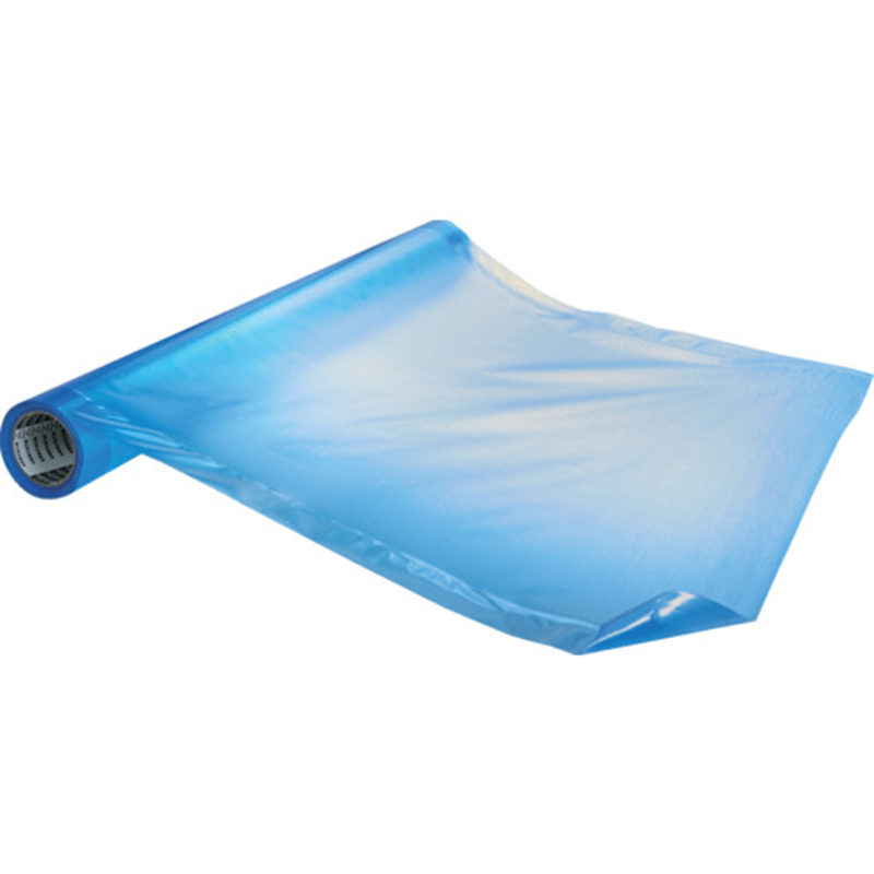 TRUSCO 手で切れる粘着付養生シート 幅1000mmX長さ30m 1本（ご注文単位1本）【直送品】