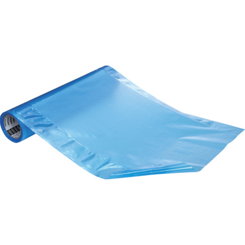 TRUSCO 手で切れる粘着付養生シート 幅500mmX長さ30m 1本（ご注文単位1本）【直送品】