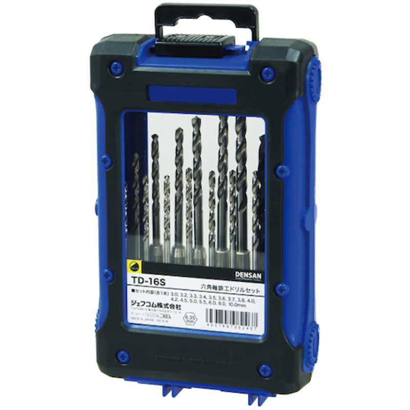 JEFCOM 六角軸鉄工ドリルセット 1個（ご注文単位1個）【直送品】