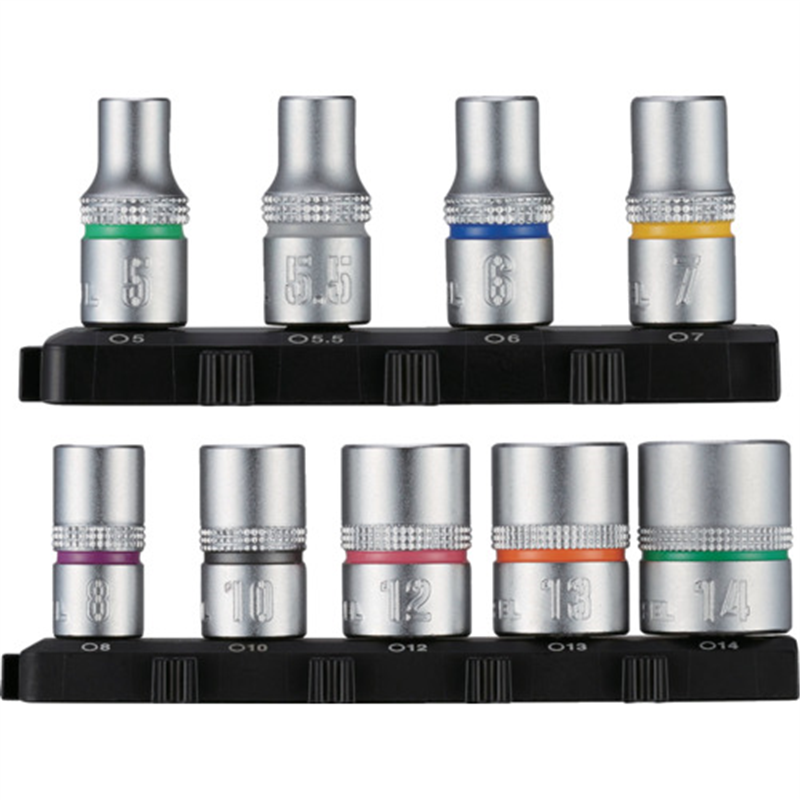 VESSEL TD-BS16 ソケットセット9個組 1セット（ご注文単位1セット）【直送品】