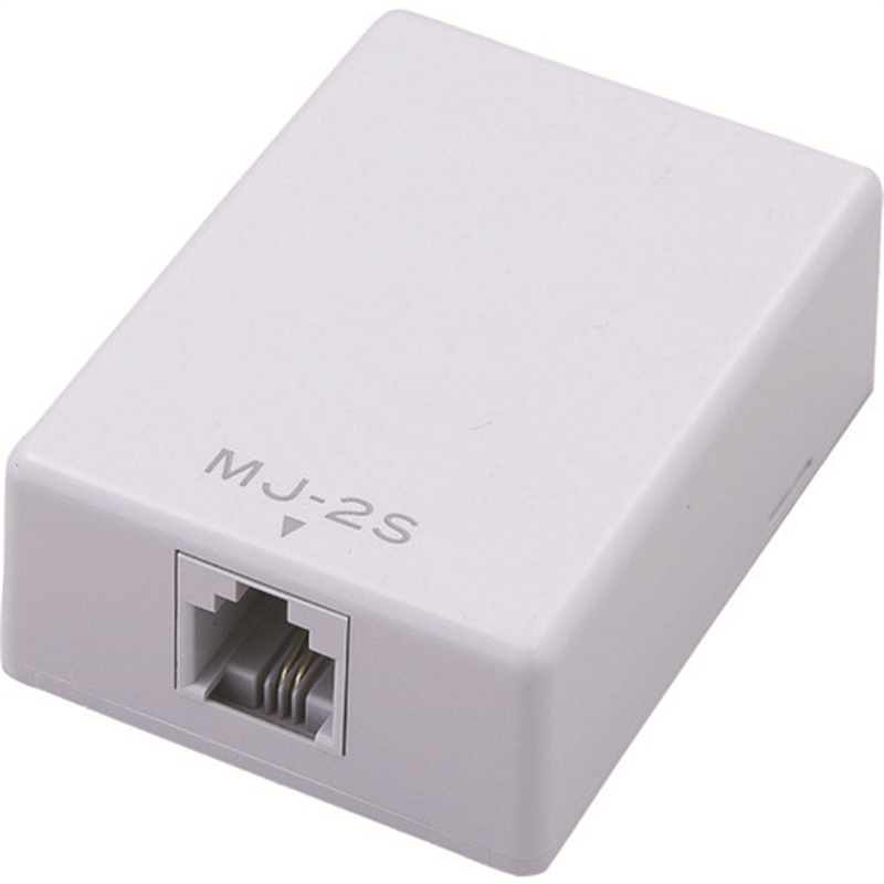 ELPA モジュラーコンセント6極2芯 1個（ご注文単位1個）【直送品】