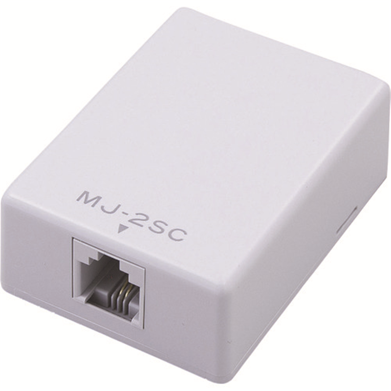 ELPA モジュラーコンセント6極2芯C付 1個（ご注文単位1個）【直送品】