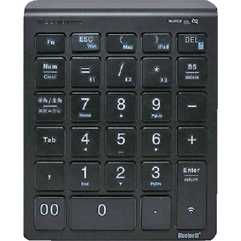 MCO Bluetooth5.0対応 ワイヤレステンキー 1パック（ご注文単位1パック）【直送品】