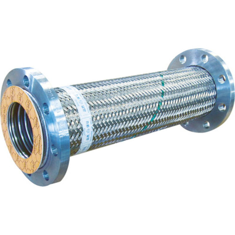 TOFLE フレキシブルメタルホース フランジ無溶接型フレキ 10K SS400 100A×1000L 1本（ご注文単位1本）【直送品】