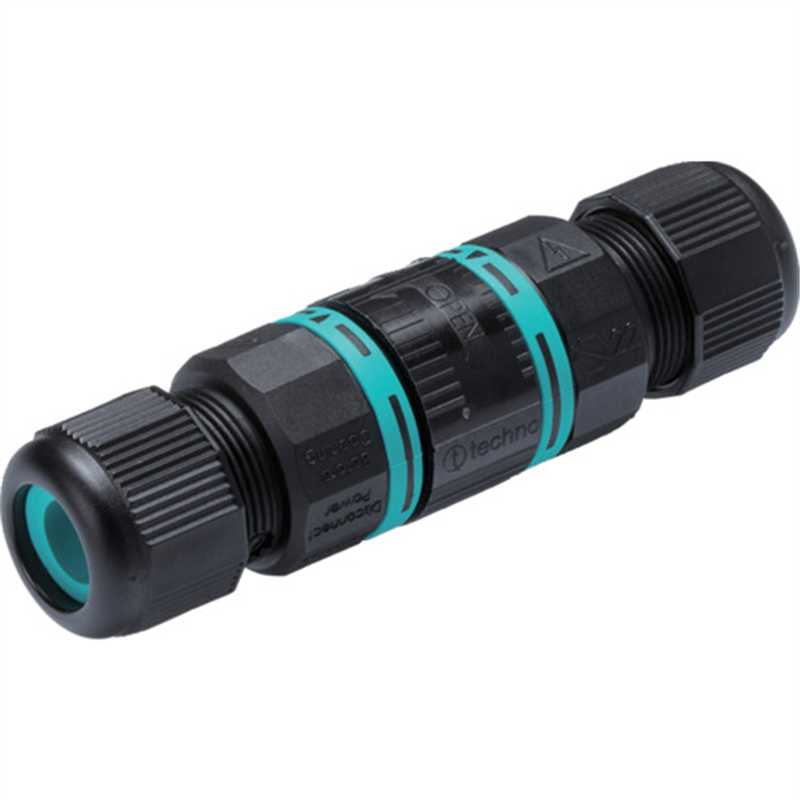 タカチ プラグ式防水中継コネクタ 1個（ご注文単位1個）【直送品】