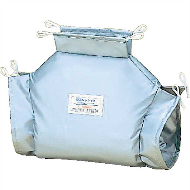 YAGAMI 配管保護材 グローブバルブ用保温ジャケット【HJGL10015F】 保温厚15mm 120×190mm 1個（ご注文単位1個）【直送品】