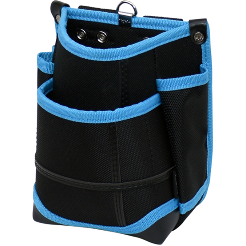 KH 武尊魂 2段 腰袋 黒/青 1個（ご注文単位1個）【直送品】