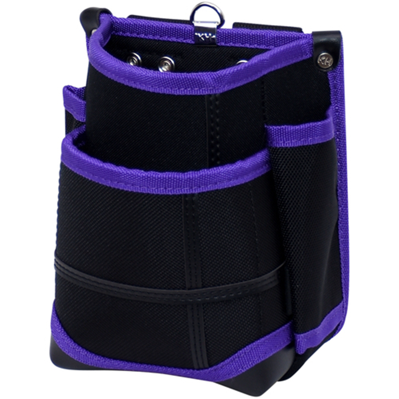 KH 武尊魂 2段 腰袋 黒/紫 1個（ご注文単位1個）【直送品】