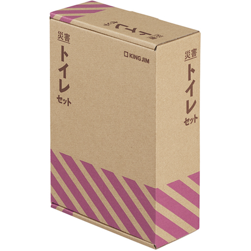 KING JIM 災害トイレセット2 1個（ご注文単位1個）【直送品】