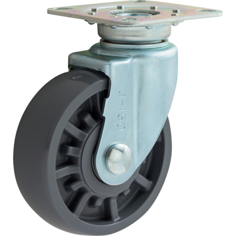 イノアック 重荷重用サイレントキャスター 150径 旋回金具付き 1個（ご注文単位1個）【直送品】
