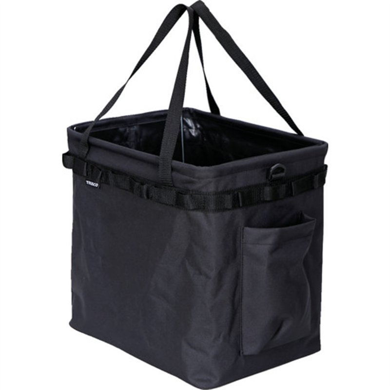 TRUSCO ワンタッチバケット黒色 W350XD260XH340mm 1個（ご注文単位1個）【直送品】