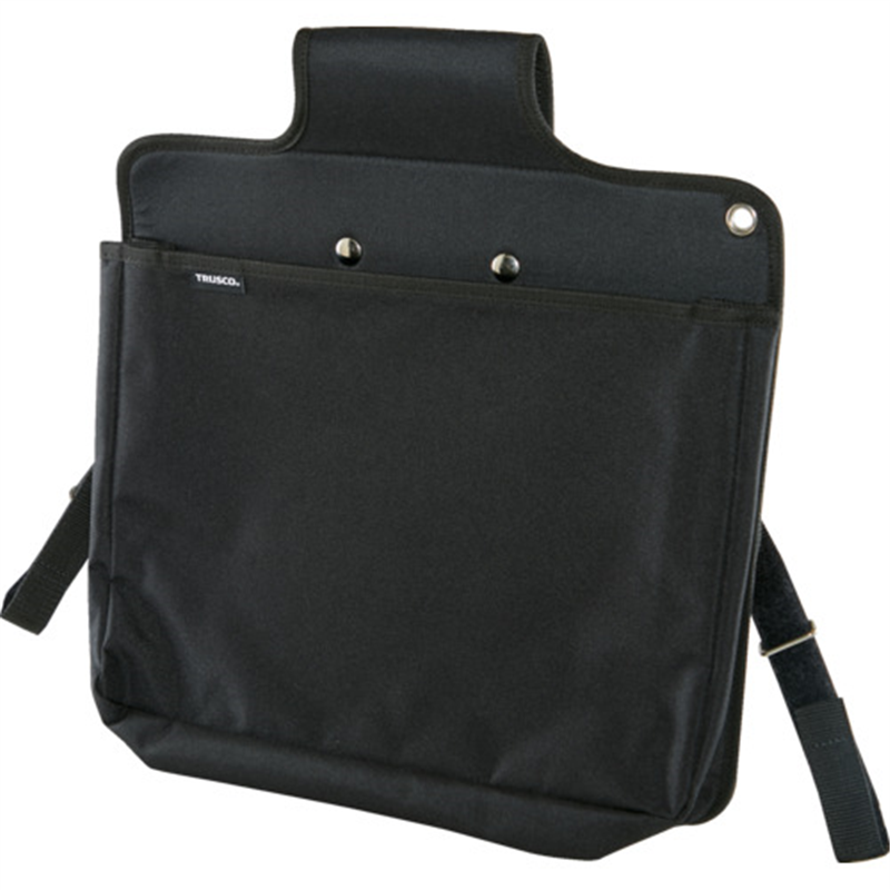 TRUSCO 台車バック マチ付き ブラック 1個(ご注文単位1個)【直送品】