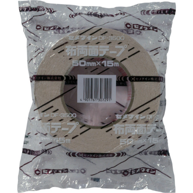 セメダイン DF3500 50mm×15m (布両面テープ) TP-290 1巻（ご注文単位1巻）【直送品】