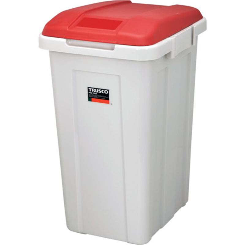 TRUSCO Rジョイント分別ボックス 45L フタ色レッド(赤色) 1個（ご注文単位1個）【直送品】