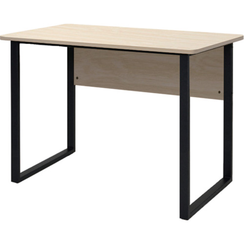 TRUSCO 平机 木目天板黒脚 W1000×D600×H700mm 1台（ご注文単位1台）【直送品】