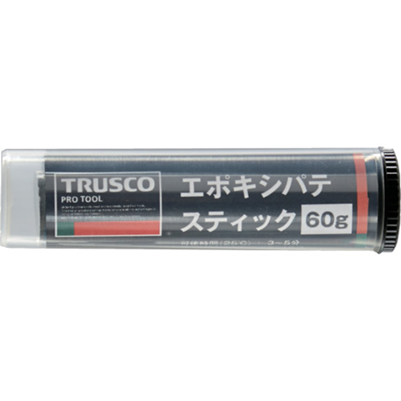 TRUSCO エポキシパテスティック 60g(金属用) 1本（ご注文単位1本）【直送品】