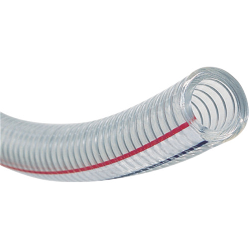 TOYOX 水・油・薬品・エアー用耐圧ホース トヨスプリングホース 内径38mm×外径48mm 長さ15m TS-38-15 1巻（ご注文単位1巻）【直送品】