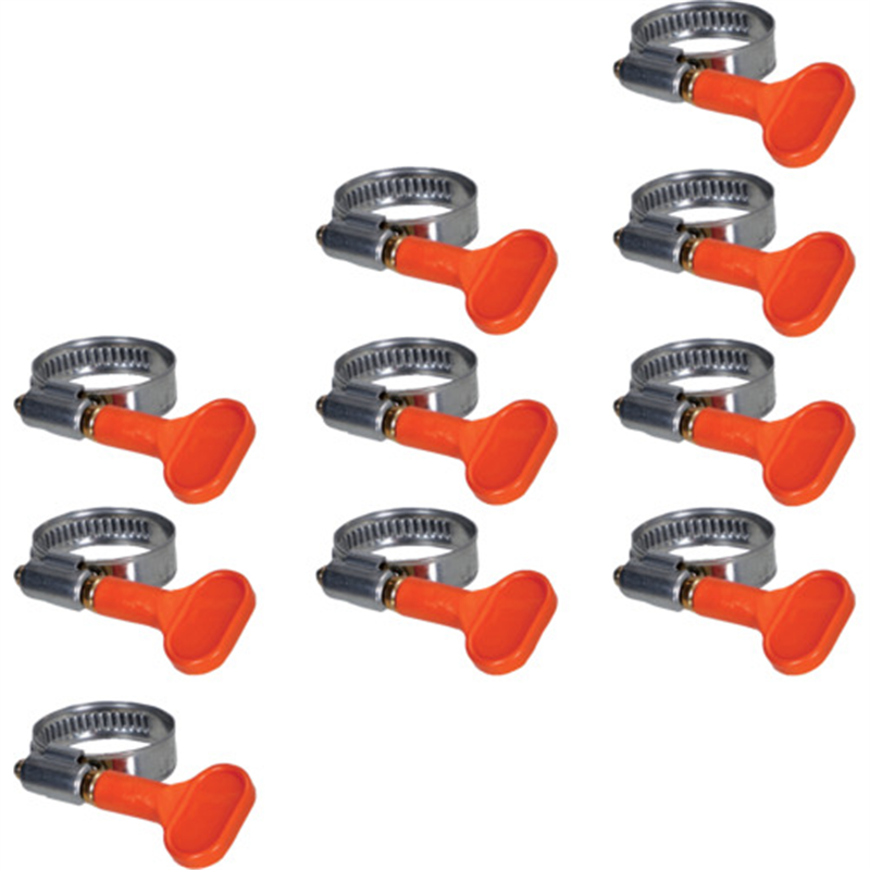 TRUSCO まとめ買い ステンレス強力機械ホースバンド 締付径10~16mm(SUS304)10個入 1箱（ご注文単位1箱）【直送品】