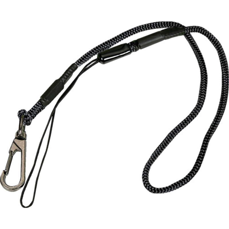 TRUSCO セーフティコード フックxアラミドコード 3kg ブラック 1本（ご注文単位1本）【直送品】