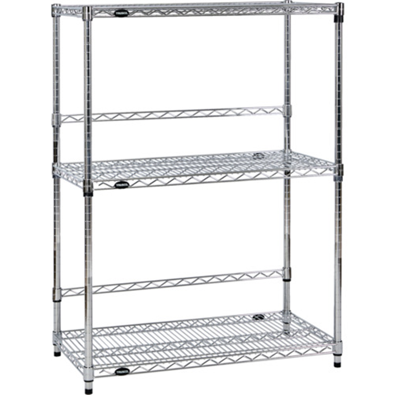 TRUSCO ステンレス製メッシュラック W905XD305XH923 3段  バックバー付 1台（ご注文単位1台）【直送品】