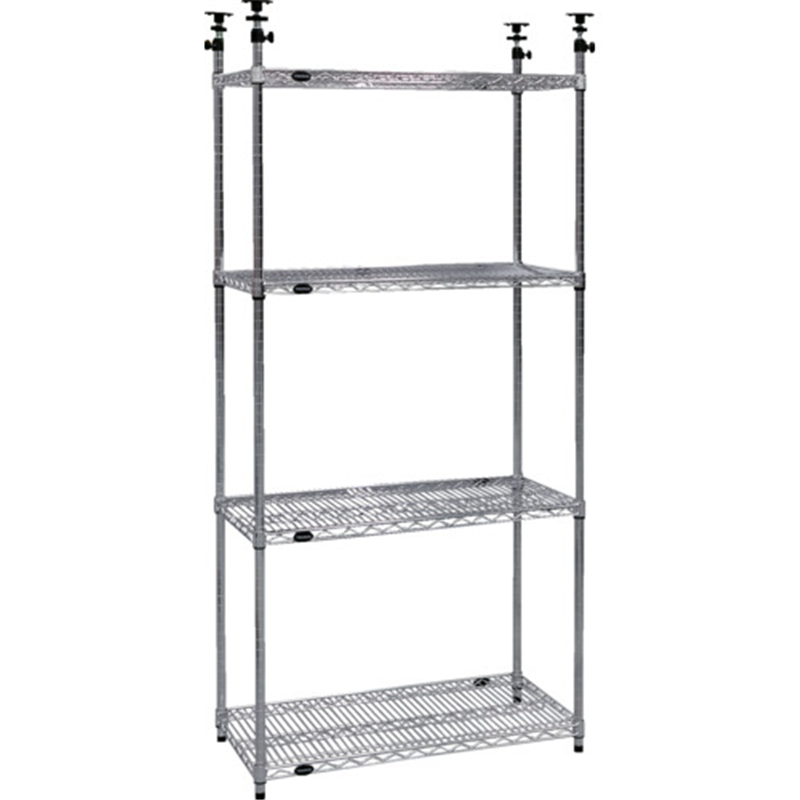 TRUSCO ステンレス製メッシュテンションラック W905XD457XH1978-2478 4段  1台（ご注文単位1台）【直送品】