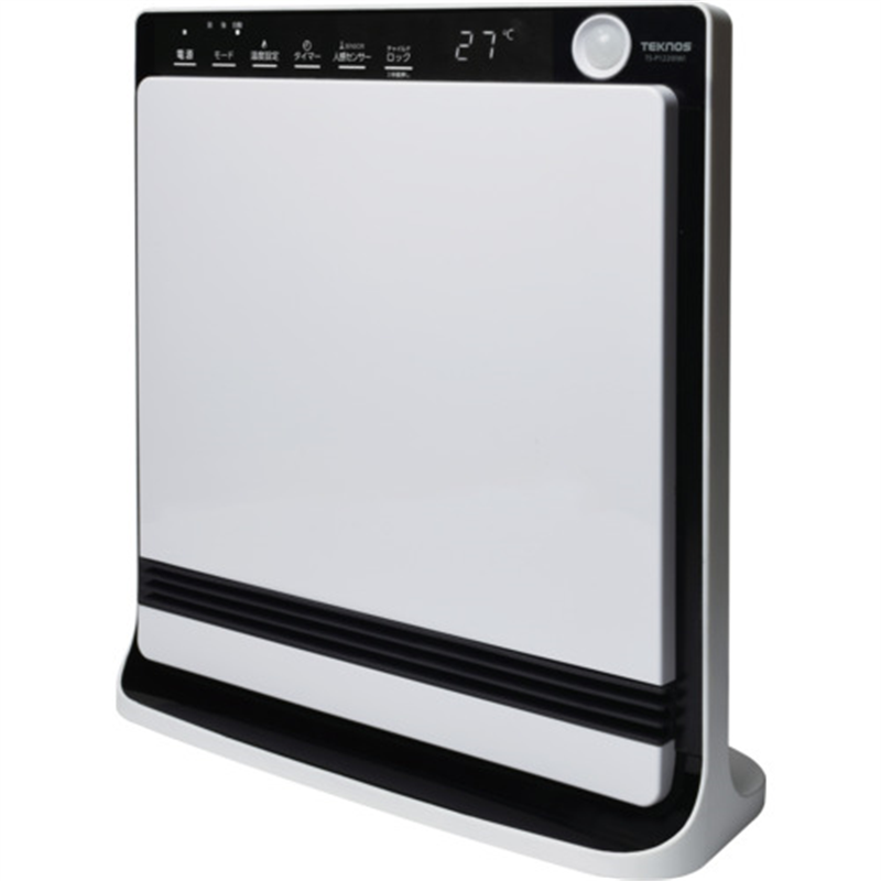 TEKNOS パネル型セラミックファンヒーター温度表示付き 1台（ご注文単位1台）【直送品】