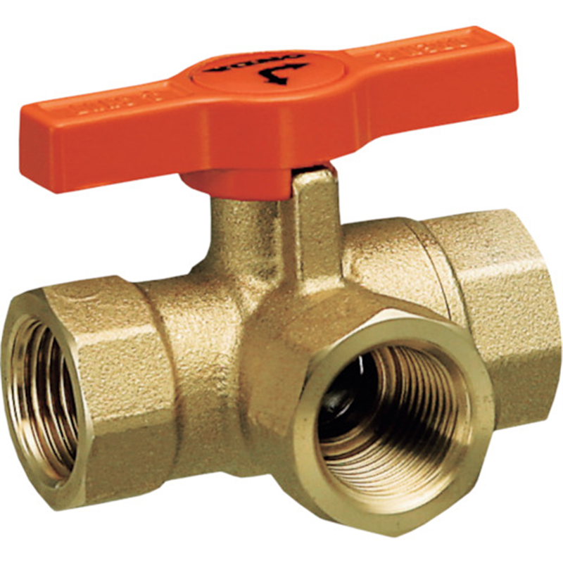 オンダ製作所 T型 Rc1/4×Rc1/4×Rc1/4 Tハンドル 1個（ご注文単位1個）【直送品】