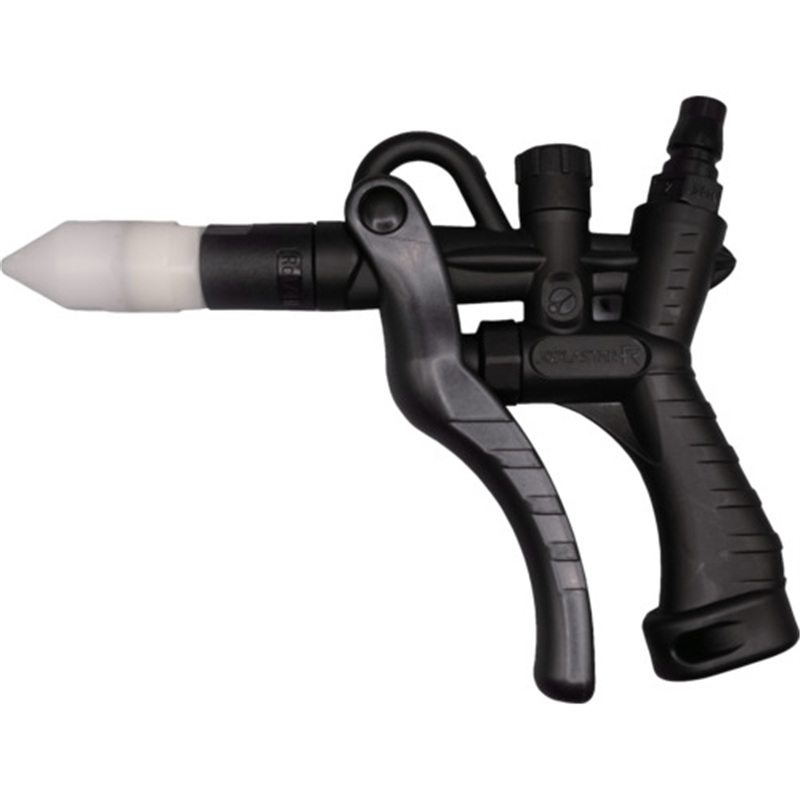 JOPLAX プラスチックエアダスター ジョプラスターR(上配管用)+フィルター付ラウンドノズル+専用アダプター 1個（ご注文単位1個）【直送品】