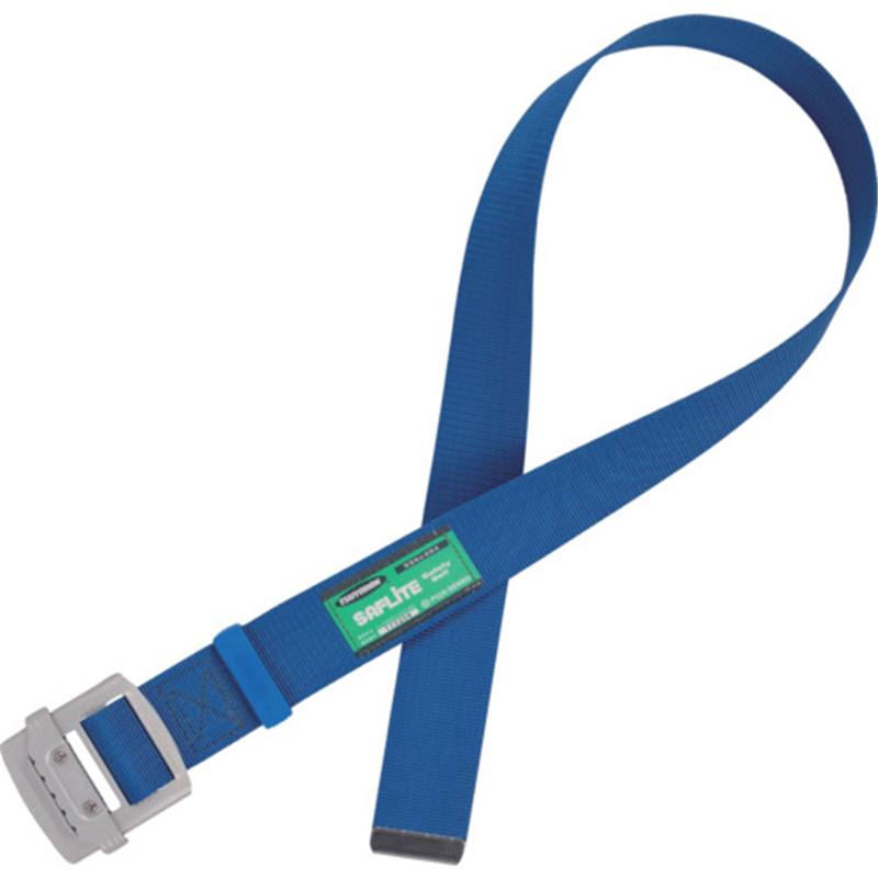 TSUYORON 胴ベルトのみ アルミスライドバックル 青 Lサイズ 幅50MM×長さ1400MM 1本（ご注文単位1本）【直送品】