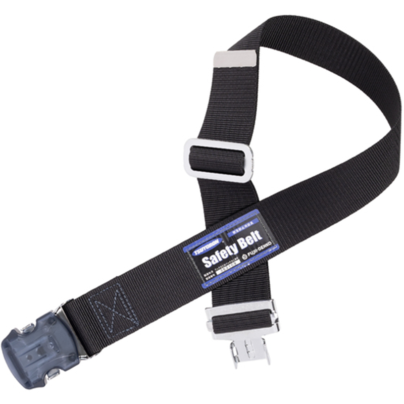 TSUYORON 胴ベルトのみ ワンタッチバックル 黒 LLサイズ 幅50MM×長さ1600MM 1本（ご注文単位1本）【直送品】