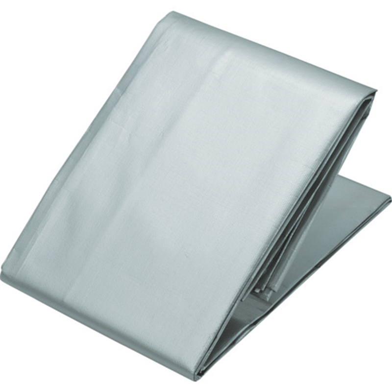 TRUSCO #4000エコUVシート 幅7.2mX長さ7.2m シルバー 1枚（ご注文単位1枚）【直送品】