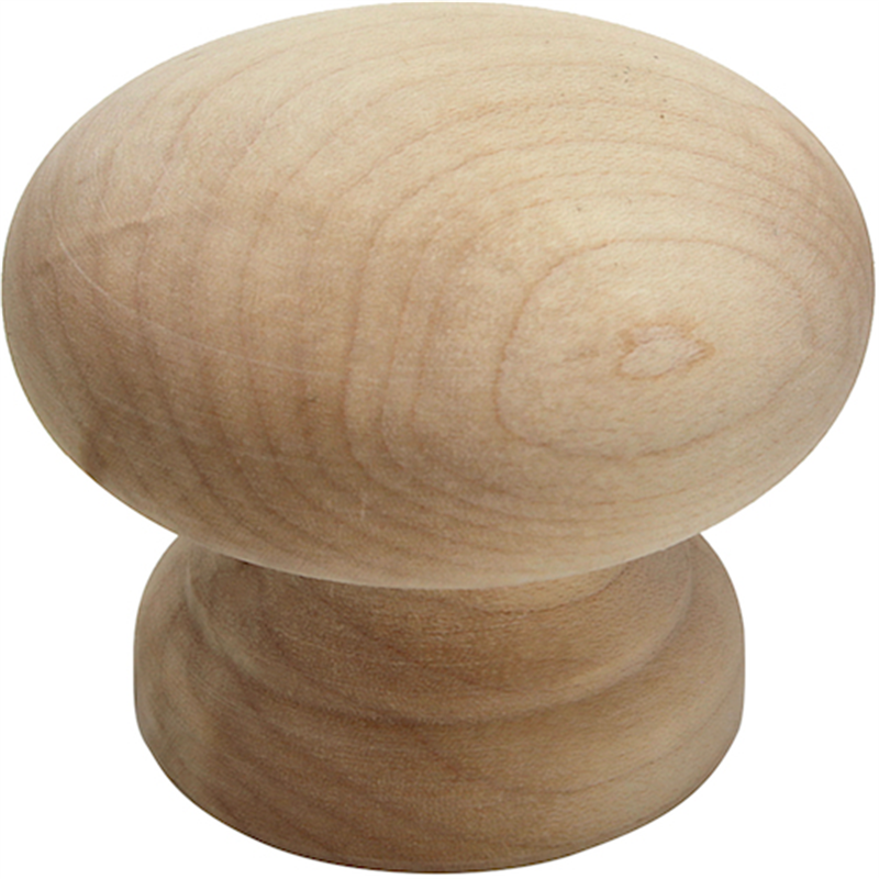 WAKI 木製つまみ 木地 TW-301 45MM 1個（ご注文単位1個）【直送品】