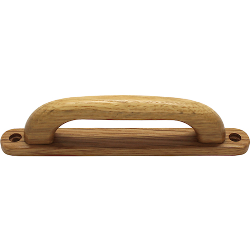 WAKI 座付木製ハンドル TW-390 120mm クリヤー 1個（ご注文単位1個）【直送品】