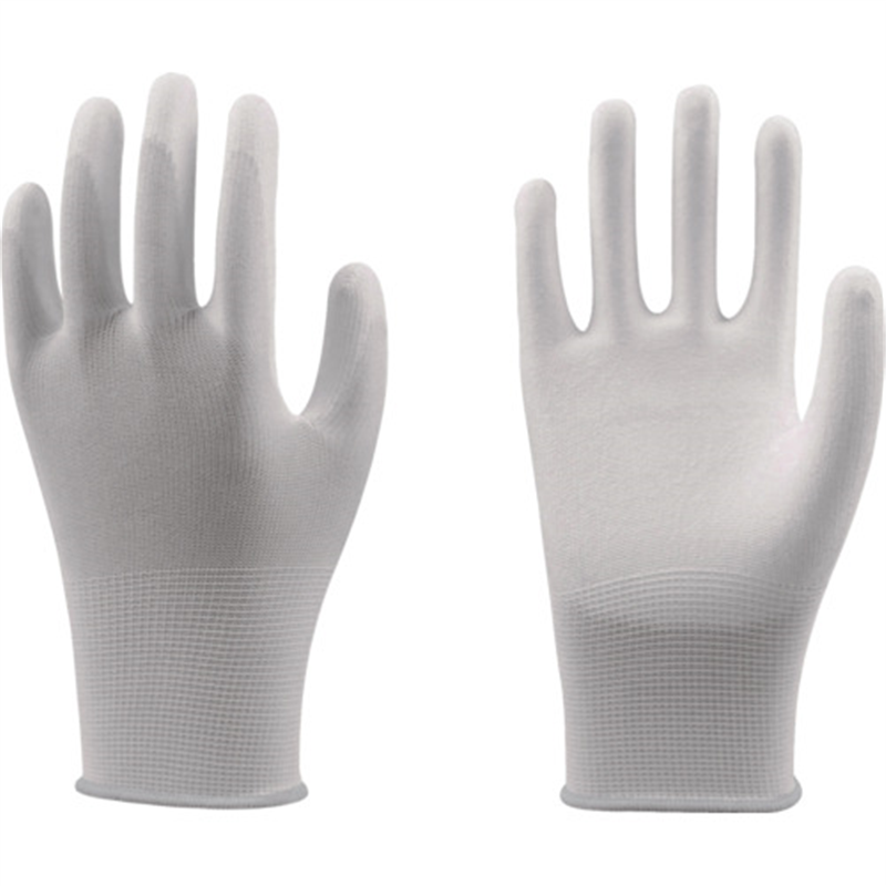 TRUSCO 【まとめ買い】ウレタン背抜き手袋 手のひらコート L 10双 1袋（ご注文単位1袋）【直送品】