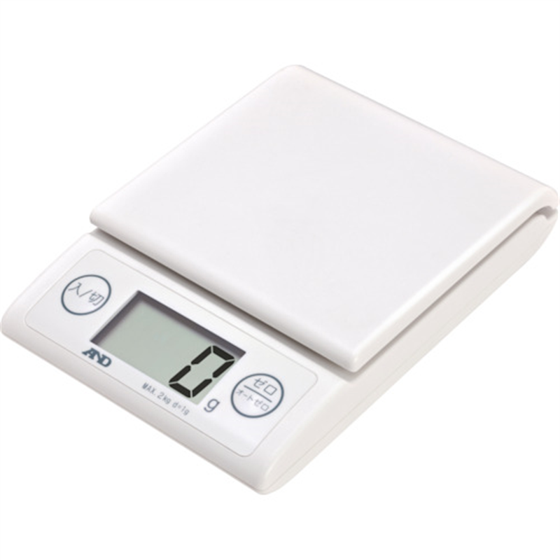 A&D デジタルはかり デジタルホームスケール ひょう量2kg ホワイト 1台（ご注文単位1台）【直送品】