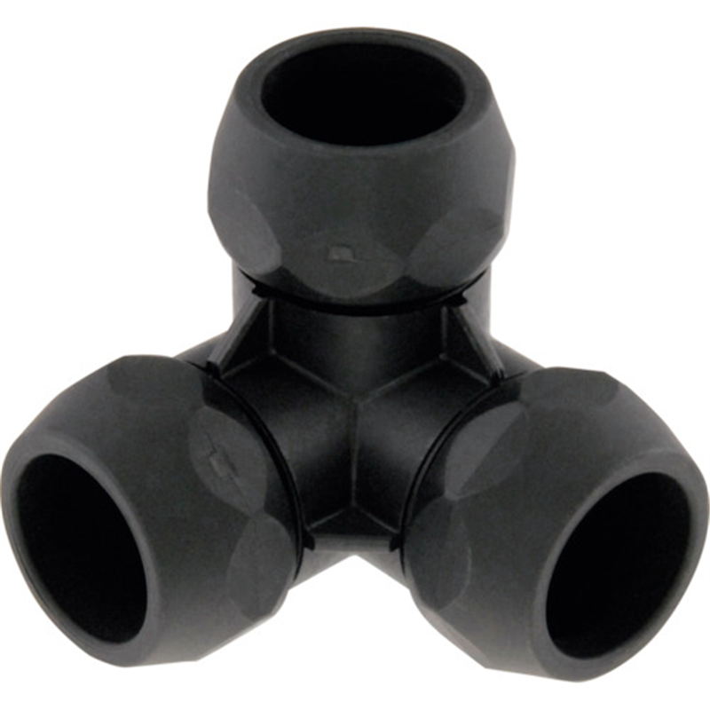 SPACIO ユニプラジョイント(ブラック) 1個（ご注文単位1個）【直送品】