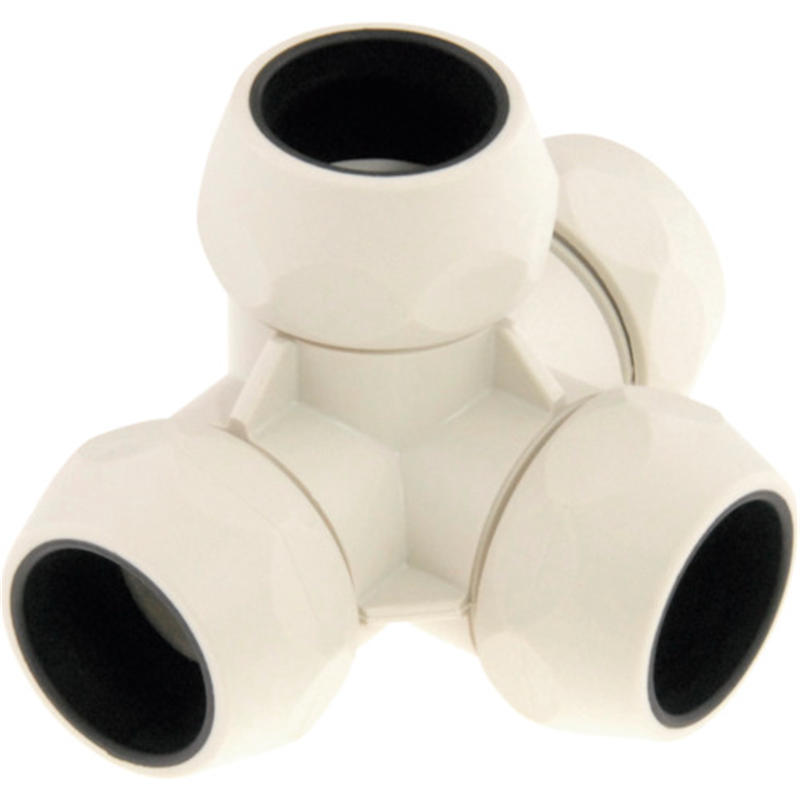 SPACIO ユニプラジョイント(オフホワイト) 1個（ご注文単位1個）【直送品】