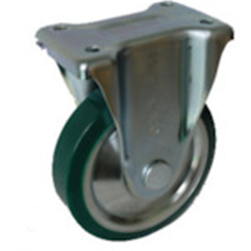 ヨドノ プレス製固定金具付ウレタン車 150φ 1個（ご注文単位1個）【直送品】