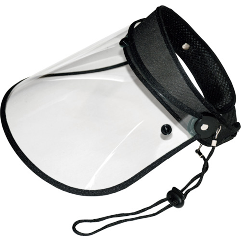 カジメイク V-002 バイザー(デタッチャブル) クリア F 1枚（ご注文単位1枚）【直送品】