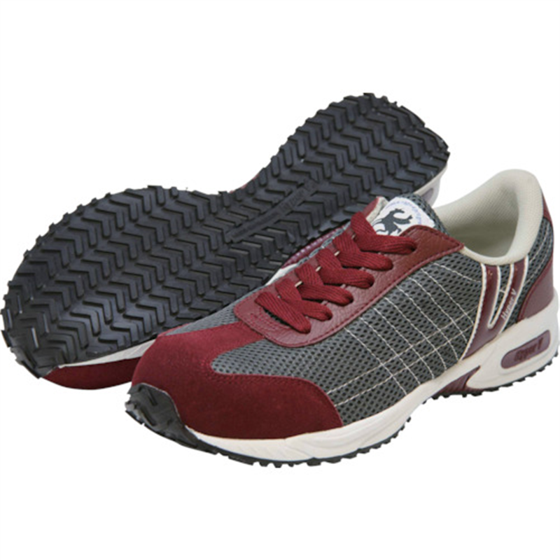 日進 耐滑樹脂先芯入りスニーカー チョコ 26.5cm 1足（ご注文単位1足）【直送品】