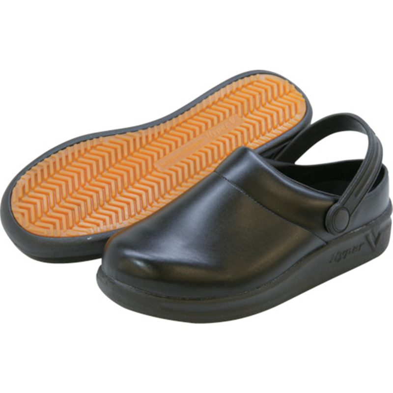 日進 サボシューズ 黒 27.0cm 1足（ご注文単位1足）【直送品】