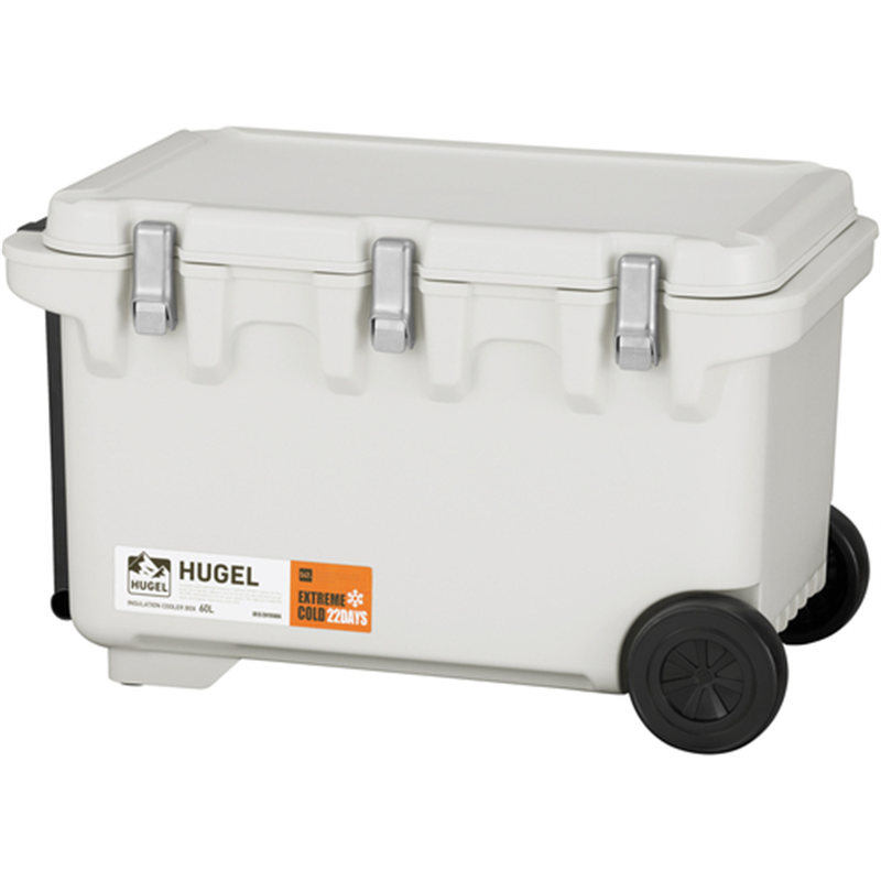 IRIS 201282 HUGEL 真空断熱クーラーボックス ホワイトアッシュ 1台（ご注文単位1台）【直送品】