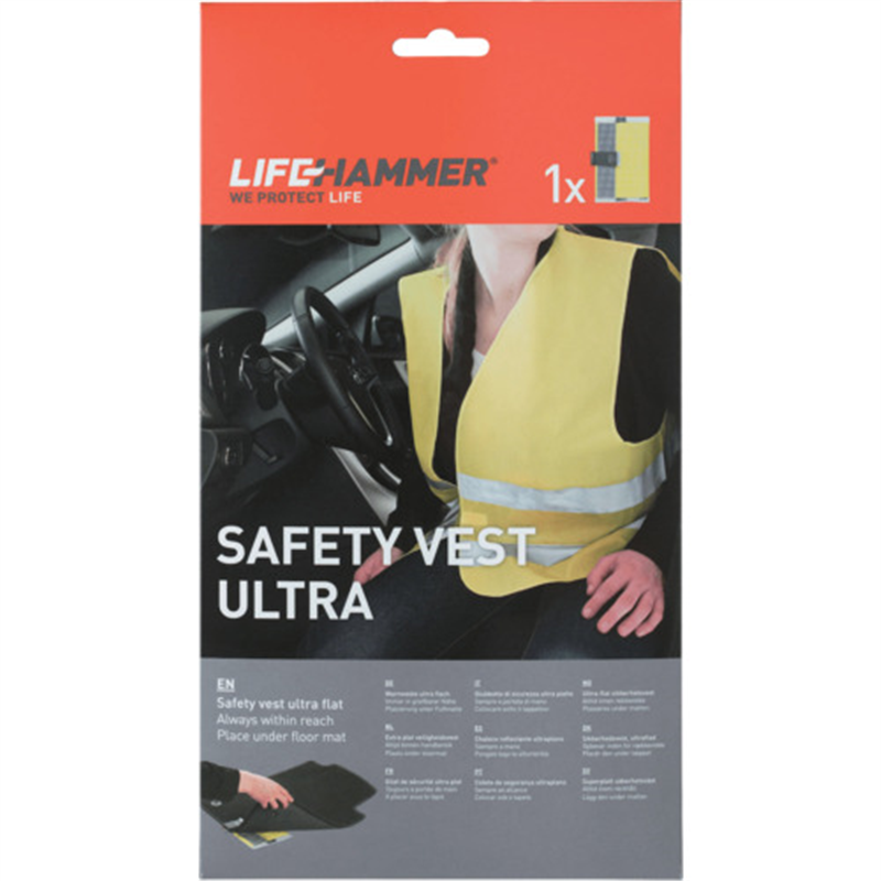 ライフハンマー 保安用蛍光ベスト ライフハンマーセーフティベストウルトラ 1個（ご注文単位1個）【直送品】