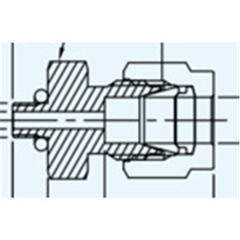 Fujikin ニューV-Lok 2圧縮リング喰い込み式 ステンレス鋼製 1個（ご注文単位1個）【直送品】