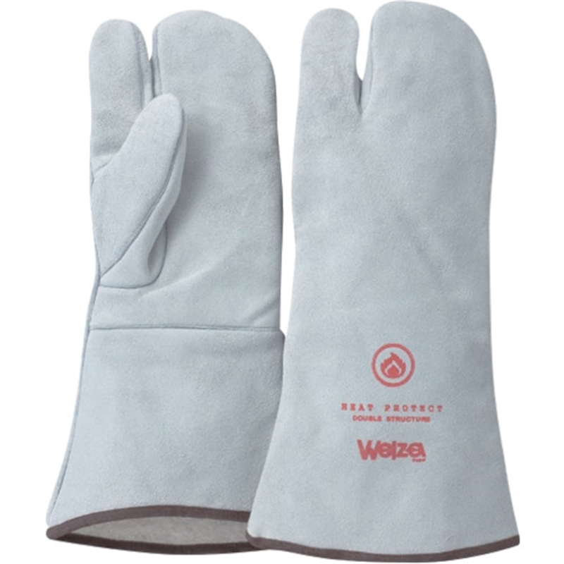 柏田 ウェルザ熔接用3本指ナチュラル フリー 1双（ご注文単位1双）【直送品】