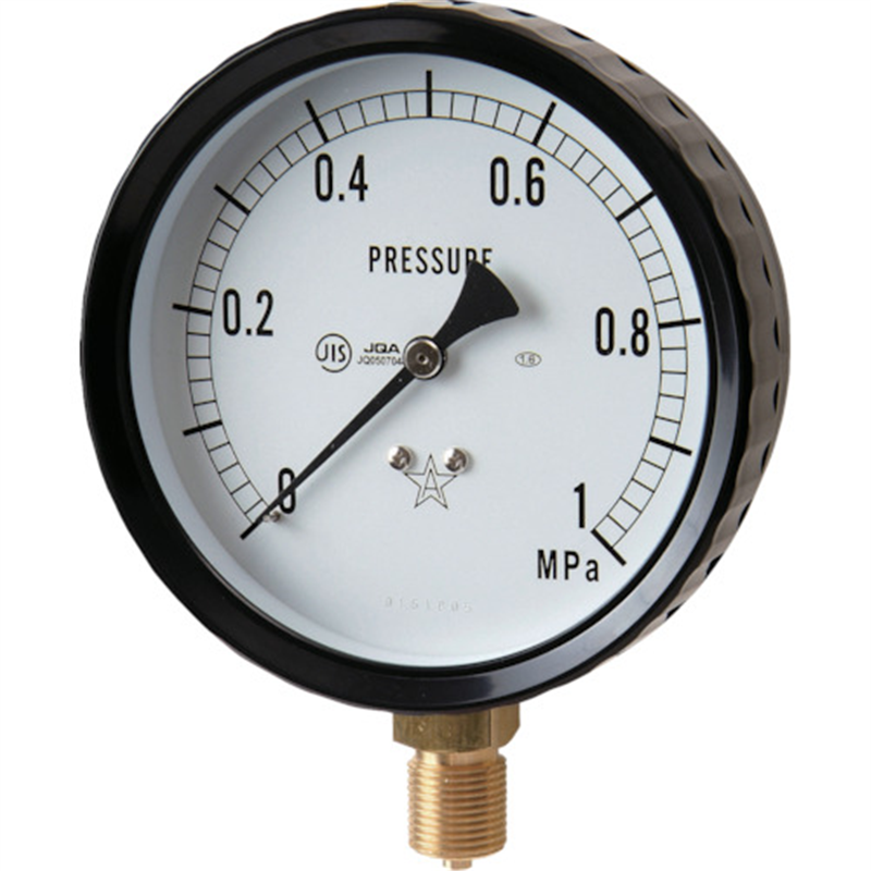右下 密閉形圧力計 1個（ご注文単位1個）【直送品】