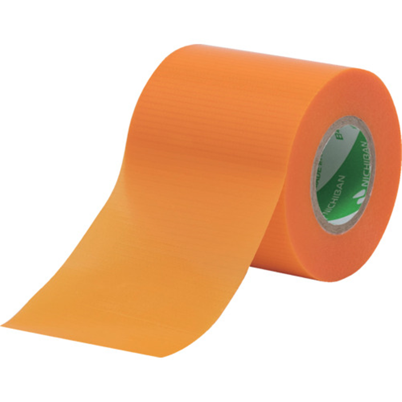 ニチバン せこたん湿潤コンクリート用粘着テープ  幅50mmX10m巻  1巻入 橙  WCT-50 1個（ご注文単位1個）【直送品】